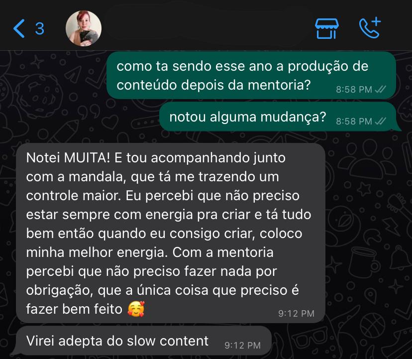 feedback miriam - curandeiras de nós